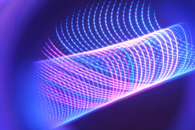 Las capas de luz llenas de imaginación y creatividad con una cierta singularidad