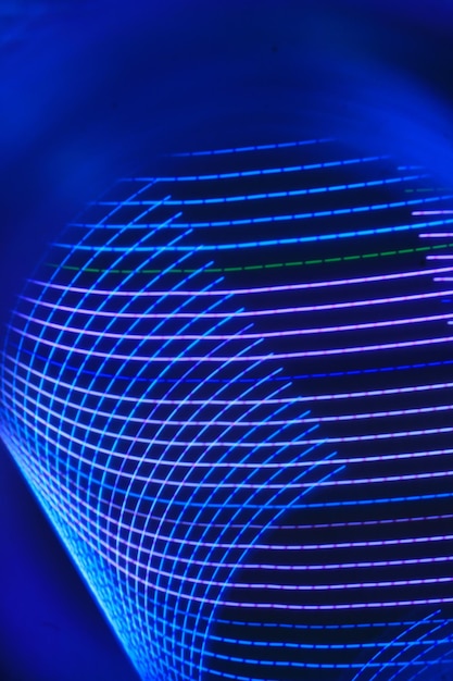 Las capas de luz llenas de imaginación y creatividad con una cierta singularidad