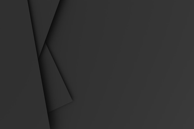 Capas de papel negro capas de fondo abstracto con espacio de copia