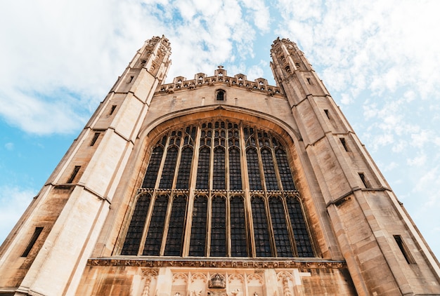 Foto capela do king's college em cambridge, reino unido