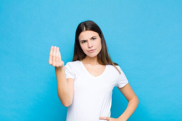 Capice oder Geldgeste machen und dir sagen, dass du deine Schulden bezahlen sollst!