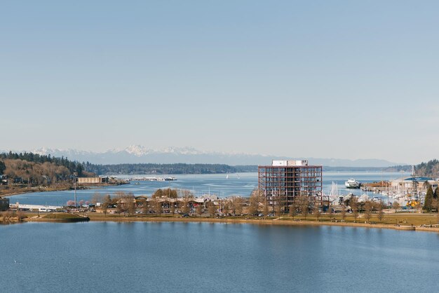 Capitol Lake y Puget Sound en Olimpia