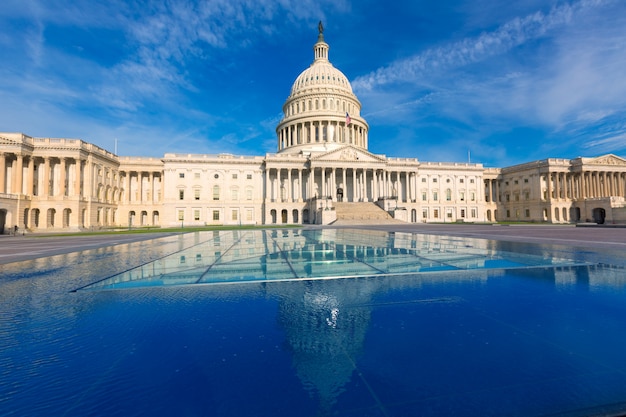 Capitolio edificio Washington DC fachada este de Estados Unidos