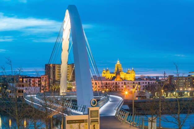 Foto el capitolio del estado en des moines, iowa