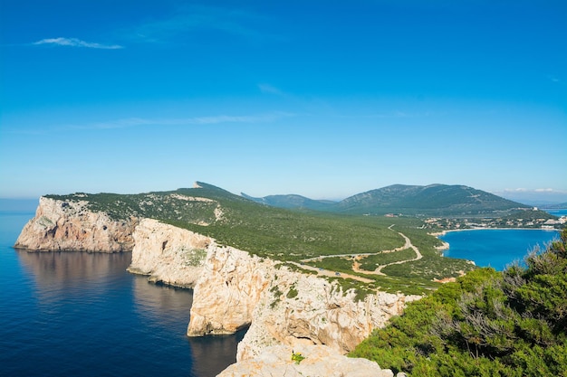 Capo Caccia unter blauem Himmel Sardinien Italien