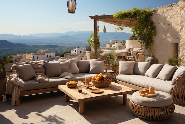 Cappadocia balões murais ao ar livre no estilo de vistas grandiosas da paisagem urbana