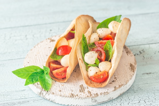 Caprese Tacos