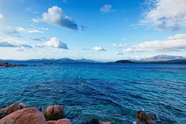 Capriccioli-Strand in Costa Smeralda, in Italien, Insel Sardinien