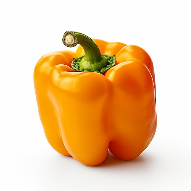 Capsicum rojo naranja aislado