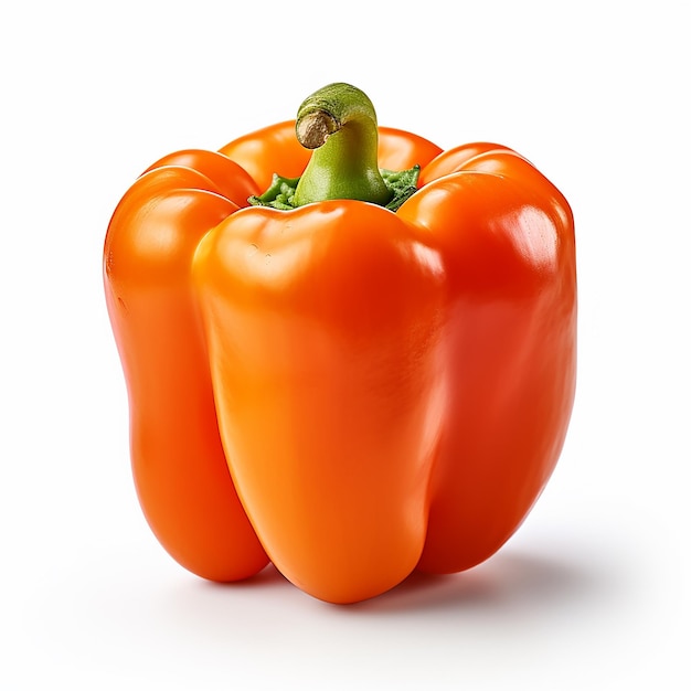 Capsicum rojo naranja aislado