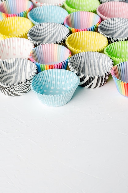 Cápsulas de papel para capcake.