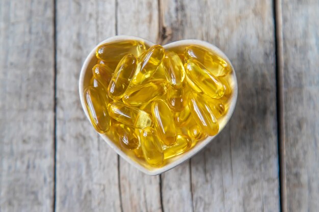 Foto cápsulas de omega 3.