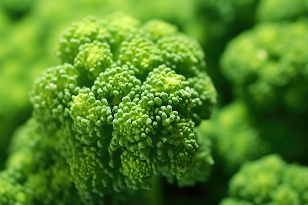 Captura aproximada de florzinhas de brócolis