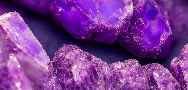 Captura aproximada de uma textura de ametista roxa mineral roxo Ametista Sugilita Charoite Lepidolita