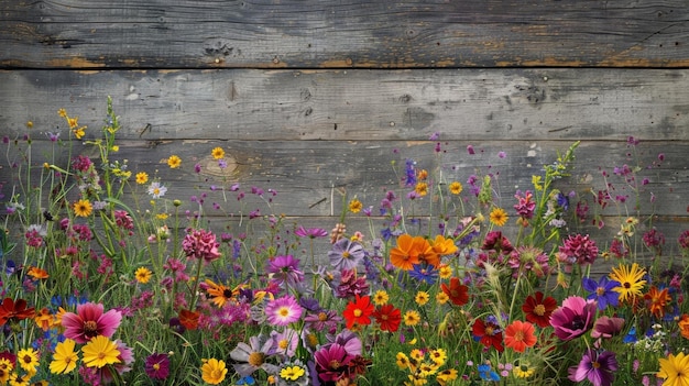 Captura la esencia de un paisaje lleno de flores silvestres con nuestro podio de flores salvajes que cuenta con una