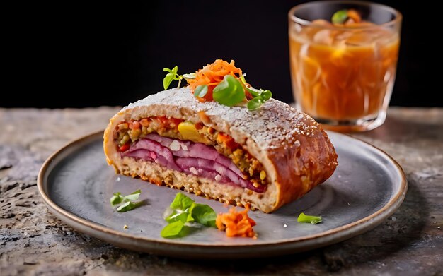 Foto captura la esencia de tantuni en una fotografía de comida deliciosa.