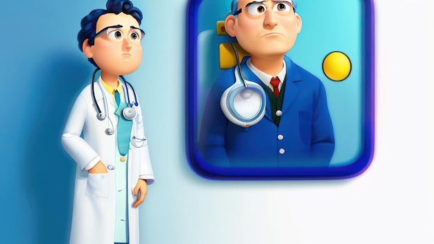 Una captura de pantalla del juego the game doctor and the doctor.