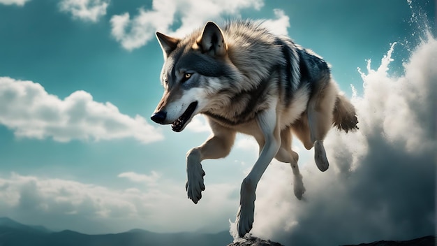 Capturando a beleza da vida selvagem Celebrando o Dia Mundial dos Animais com uma impressionante foto de lobo