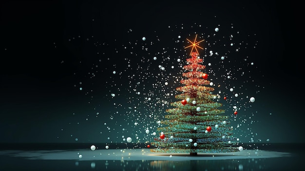 Capturando la belleza y la felicidad de una Feliz Navidad en píxeles