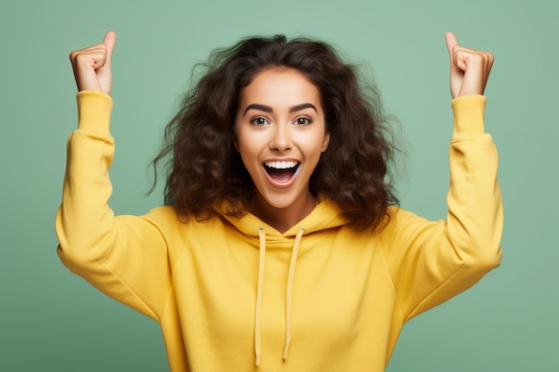 Capturando emoções com IA Observações da jornada expressiva de uma mulher IA generativa