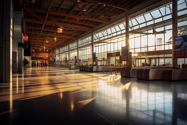 Capturando la esencia de la terminal del aeropuerto