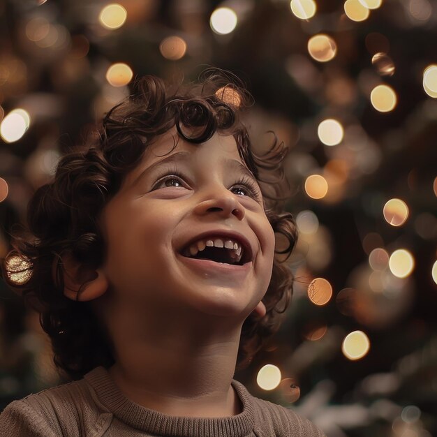 Foto capturando la magia de la navidad