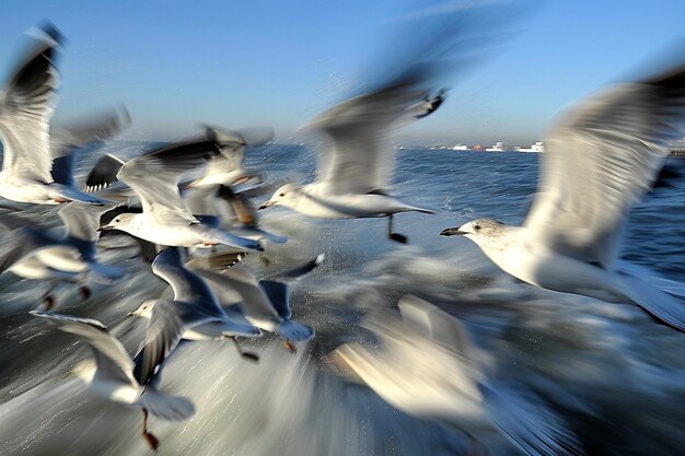 Capturar a sensação de liberdade e libertação associada às aves em voo