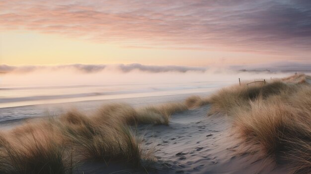Capturar la serenidad Un amanecer impresionante en la playa