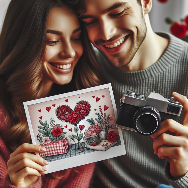 Capturar um casal de dia de São Valentim