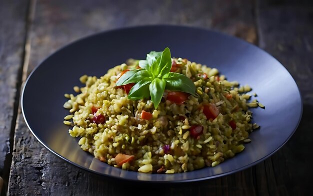 Capture a essência de Freekeh em uma foto de comida deliciosa