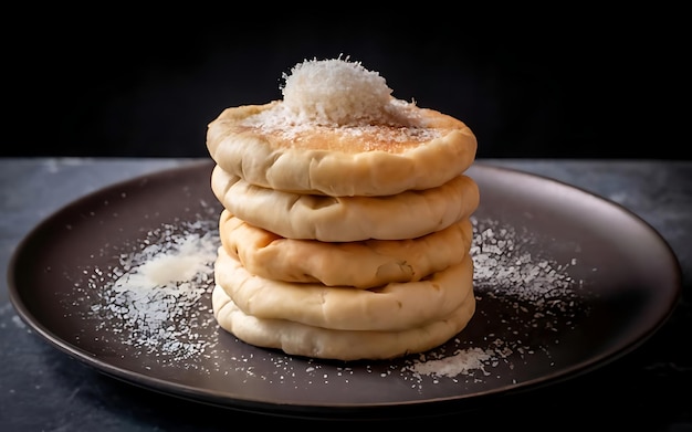 Capture a essência do pão Taboon em uma fotografia de comida deliciosa