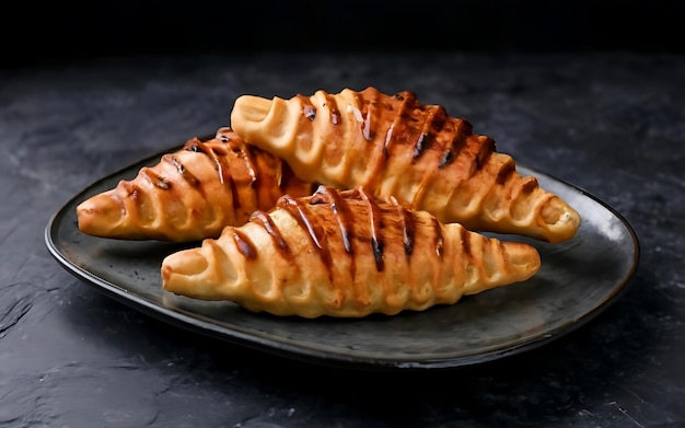 Foto capture a essência do taiyaki em uma foto de comida de dar água na boca