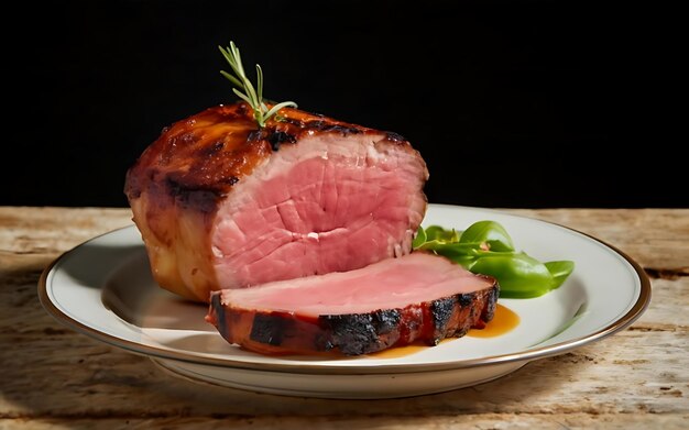 Foto capture la esencia de bistecca alla fiorentina en una fotografía de comida deliciosa