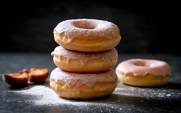 Capture la esencia de Donuts en una deliciosa fotografía de comida.