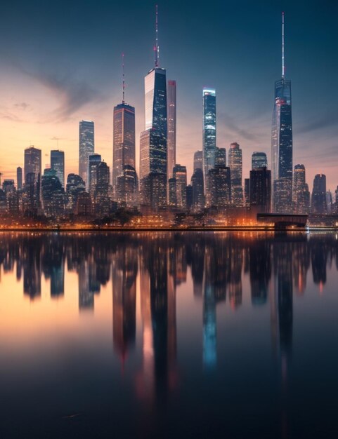 Capture la esencia del horizonte de una ciudad con una sola imagen