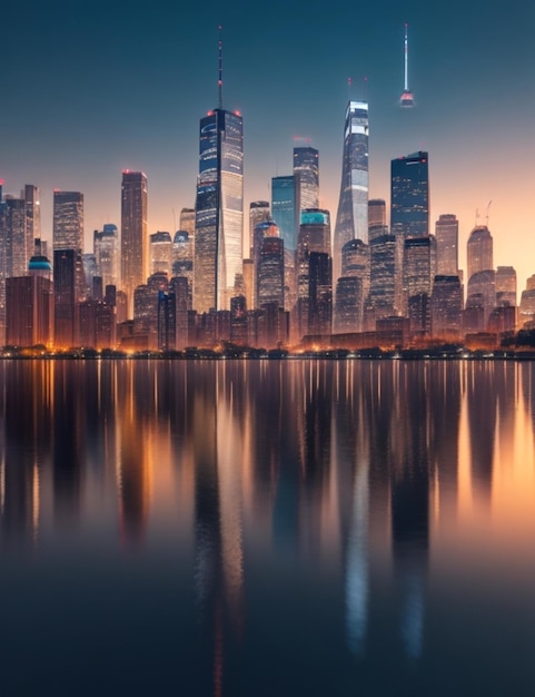 Capture la esencia del horizonte de una ciudad con una sola imagen