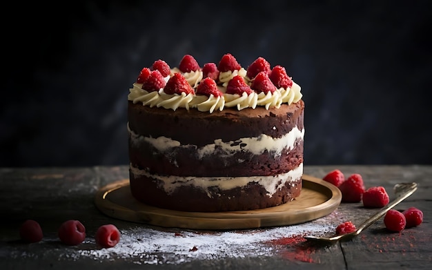 Capture la esencia de Red Velvet Cake en una deliciosa fotografía gastronómica