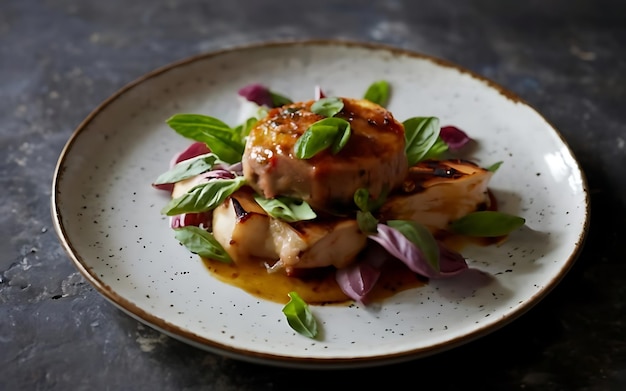 Capture la esencia de Saltimbocca Alla Romana en una fotografía de comida deliciosa