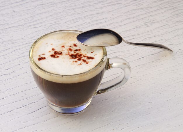 capuchino para el desayuno