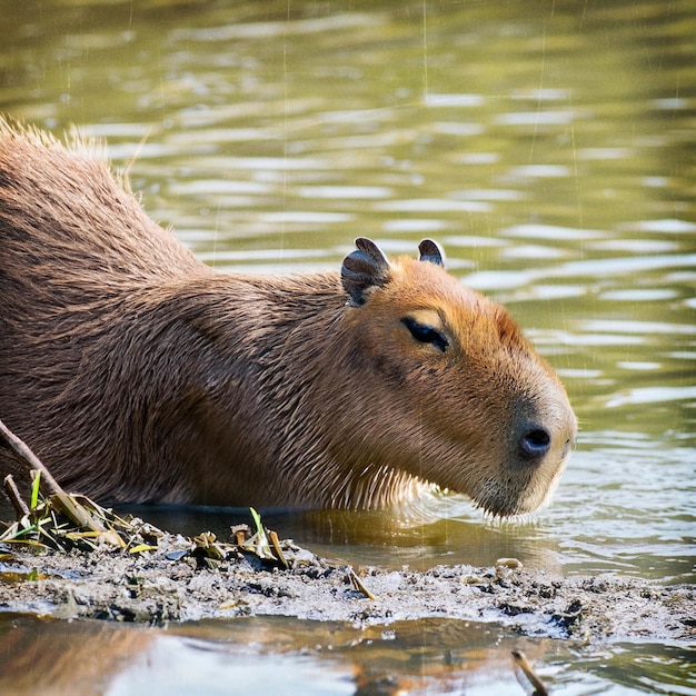 Foto capybara (en inglés)