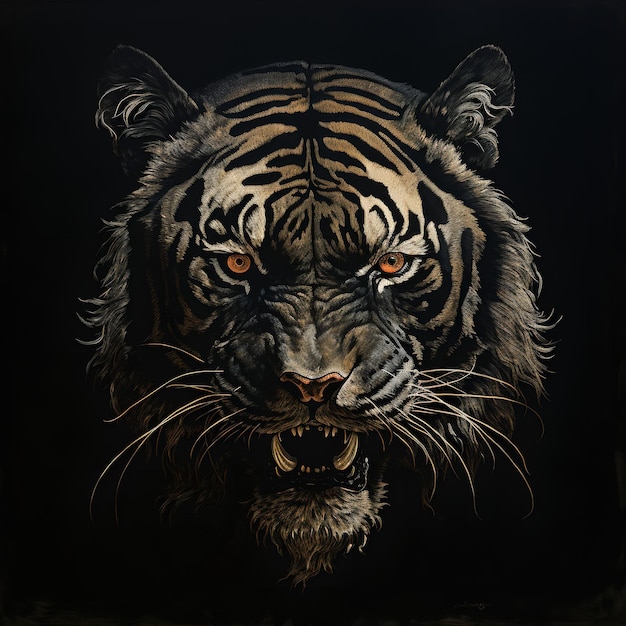 Cara de tigre