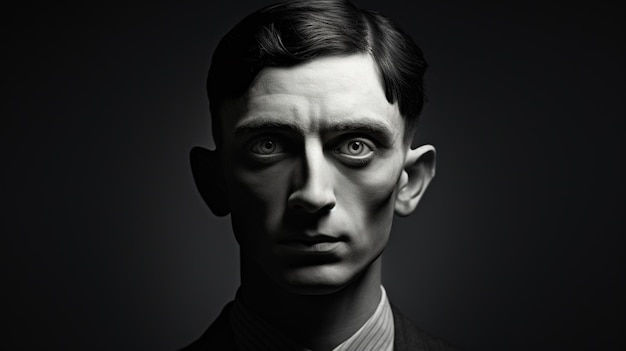 Cara franz kafka vista frontal estilo ar fotografía imagen arte generado  por Ai | Foto Premium