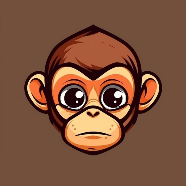 Cara macaco Clipart