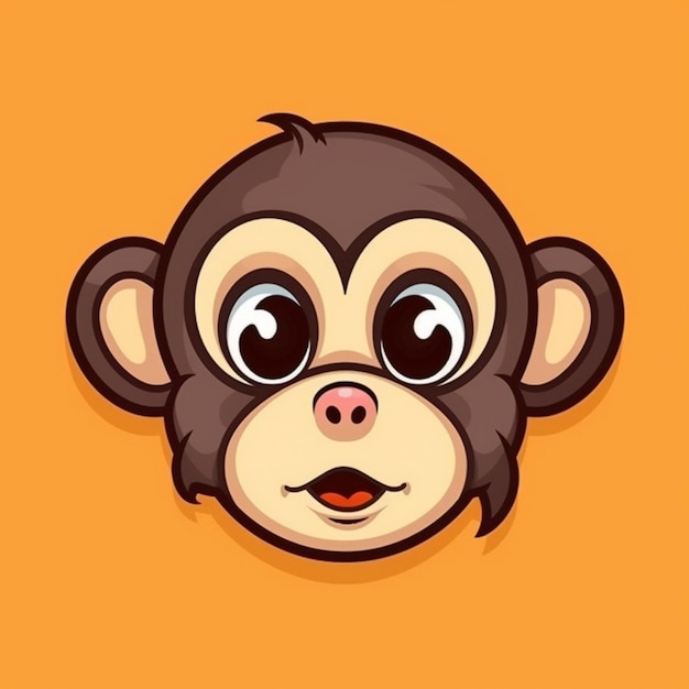 Cara macaco Clipart