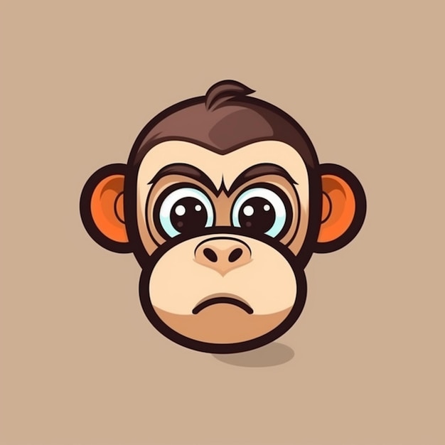 Cara macaco Clipart