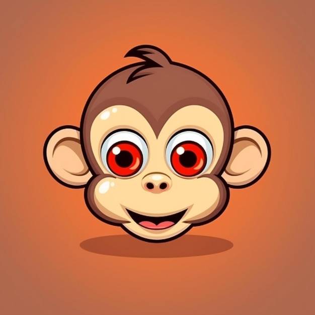 Cara macaco Clipart