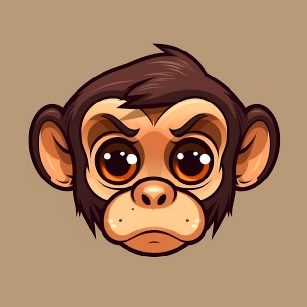 Cara macaco Clipart