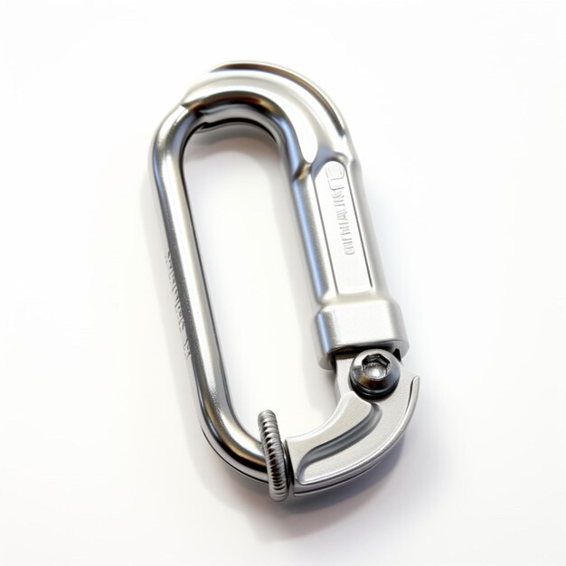 Foto carabiner com fundo branco de alta qualidade ultra