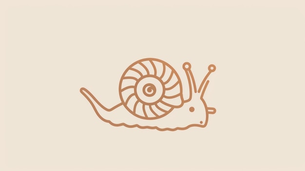 un caracol con un caracol en él