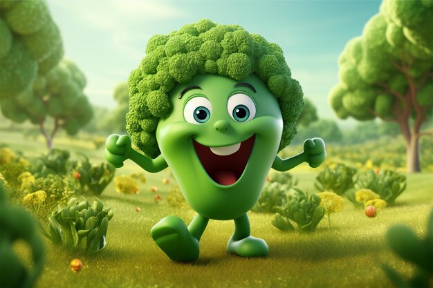 carácter de brócoli